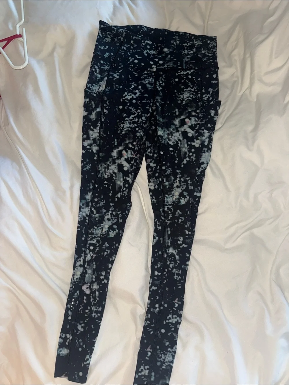 lululemon athletica fast & free pixel haze Patterned Performance Leggings